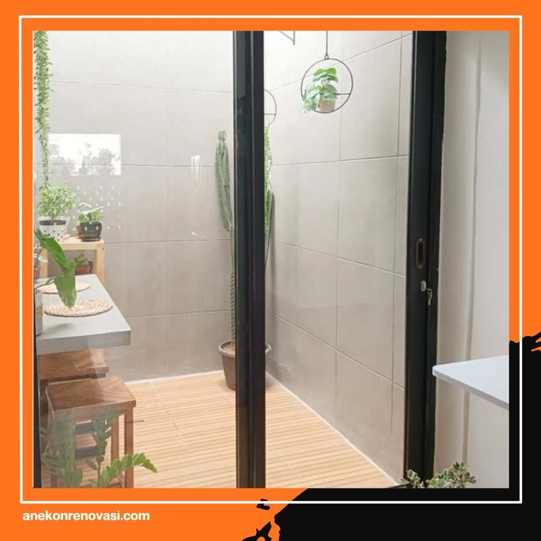 Rumah Subsidi Rasa Real Estate! Intip Contoh Renovasi Rumah Subsidi Bagian Belakang Mewahnya Kebangetan